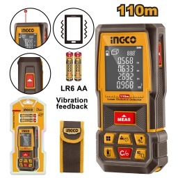 MEDIDOR DE DISTANCIA LASER 110MTS C/ESTUCHE INGCO HLDD10089