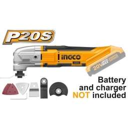 HERRAMIENTA MULTIFUNCION A BATERIA LITIO 20 VOLT INGCO P20S CMLI2001