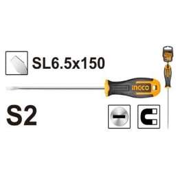 DESTORNILLADOR PALETA 6.5 X 150MM IMANTADO INGCO HS686150