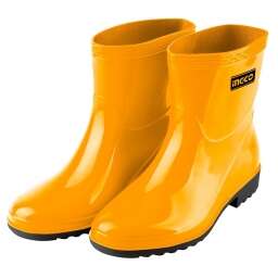 BOTA LLUVIA CORTA AMARILLA TALLE 39 SSH102L.39 INGCO