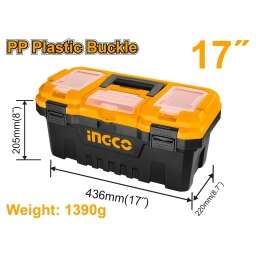 CAJA HERRAMIENTAS 17 BROCHE PLASTICO PBX1701 INGCO