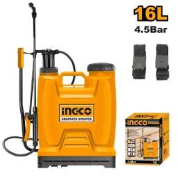 FUMIGADOR PULVERIZADOR MOCHILA 16LT 4.5BAR INGCO HSPP41602 PROFESIONAL