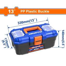 CAJA PLASTICA DE HERRAMIENTAS 13" WADFOW WTB1313  