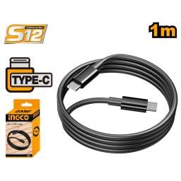 CABLE USB TIPO C A TIPO C 1MT 3A INGCO IUCC02