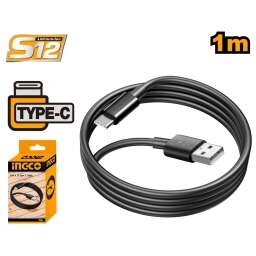 CABLE USB A A TIPO C 1M 3A INGCO IUCC01