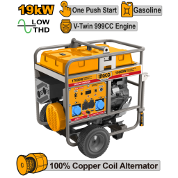 GENERADOR 19KW BAJO THD 220/240V ARRANQUE ELECTRICO INGCO GE200006ES