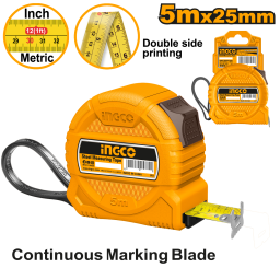 CINTA METRICA 5MX25MM DOBLE IMPRESA MET/PULG HSMT39525