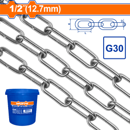 WF_CADENA PATENTE G30 ESLABON SOLDADO 12,7MM 12 X 8MT WADFOW WTLT1B12