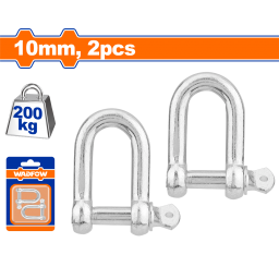 SET X 2 GRILLETE GANCHO 10MM 200KG WADFOW WQL3K02