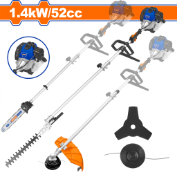 DESMALEZADORA 4 EN 1 52CC 1.4KW A GASOLINA WADFOW WGM4552