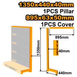 PARANTE PILAR Y COBERTOS CORTO PARA EXHIBIDOR INGCO PMSTSCZ01