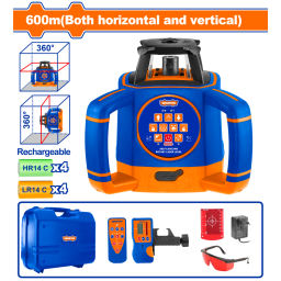 NIVEL LASER AUTONIVELANTE HORIZONTAL VERTICAL ROTATIVO 360 C CONTROL REMOTO WADFOW WLE6B02
