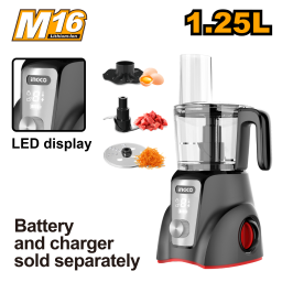 MULTI PROCESADORA A BATERIA 16V M16 SIN BAT SIN CARG INGCO CFP026K