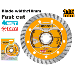 DISCO TURBO 115MM 4 1/2" X 22.2MM INGCO DMD031152