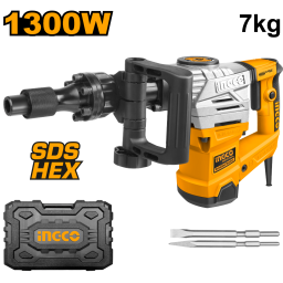 MARTILLO DEMOLEDOR 20J 1300W INGCO 6KG PDB13008