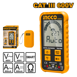 TESTER MULTIMETRO DIGITAL CATIII 600V INGCO DM6001