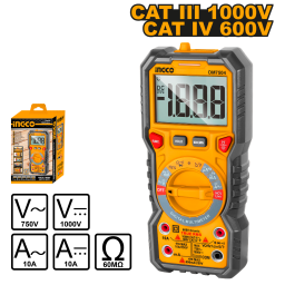 TESTER MULTIMETRO DIGITAL CATIII 1000V CATIV 600V INGCO DM7504