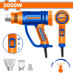 PISTOLA DE CALOR 2000W TEMP AJUSTABLE WADFOW WHG1520