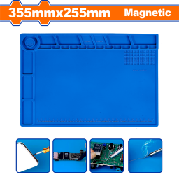 MANTA SILICONA 355X255MM MAGNETICA ANTI ESTATICA RESISTENCIA TERMICA P REPARACION CELULARES WADFOW WWXD1903