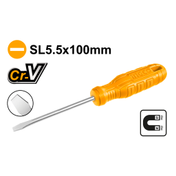 DESTORNILLADOR (ECO) PALETA 5X5X100MM INGCO HS585100 AMARILLO