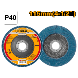 DISCO CIRCONIO FLAP 115MM P40 FDZ1151 INGCO