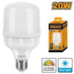 LAMPARA LED T 20W E27 LUZ FRIA INGCO HLBACD3201T