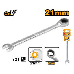 LLAVE CRIQUE COMBINADA 21MM CR-V INGCO HCSPAR211