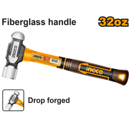 MARTILLO DE BOLA 900G C/MANGO DE FIBRA INGCO HBPH81032