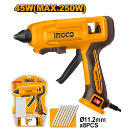 PISTOLA DE SILICONA 45W INGCO GG408