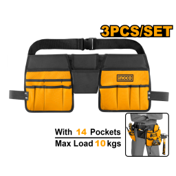 PORTA HERRAMIENTA DOBLE CINTURON INGCO HTBP02031