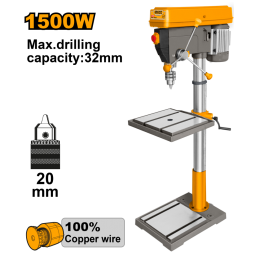 TALADRO DE PIECOLUMNA 1500W 20MM INGCO DP3211005