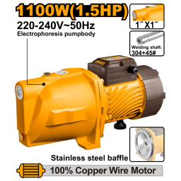 BOMBA JET AGUA 1100W  AUTOCEBANTE 70L/MIN INGCO JP110068