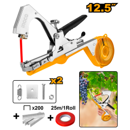 MAQUINA PARA ATAR PLANTAS +  CINTA + GRAPAS INGCO HPTM1258