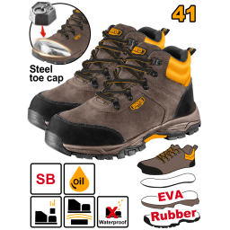 BOTAS DE SEGURIDAD SB CON PUNTERA ACERO TALLE 41 INGCO SSH11SB.41